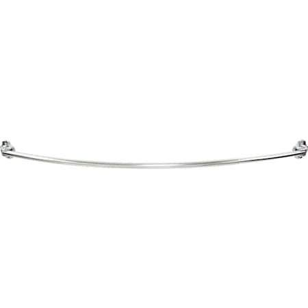 Elements 56"-72" Polished Chrome Adjustable Curved Shower Curtain Rod - Retail Packaged 2PK SR02-PC-R